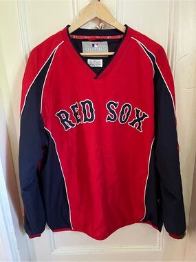 Genuine Merchandise Red & Navy Boston Red Sox Pullover Jacket
